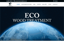 Tablet Screenshot of ecowoodtreatment.com
